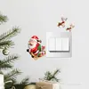 VA-KG043 alce criativo Papai Noel quarto sala de estar adesivos de interruptor adesivos de parede decorativos autoadesivos atacado comércio exterior