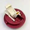 Tampa de Caneca Térmica de Cerâmica Suzuki Orchid com Tubo de Sucção Tampa de Caneca Tampa de Caneca de Café com Dupla Utilização Tampa de Chaleira Tampa de Vedação à Prova de Vazamento Acessórios Tampa