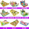Novo Castelo Inflável ao Ar Livre Quadrado de Grande Escala Trampolim Inflável Infantil Parque de Trampolim Inflável com Escorregador para Quintal