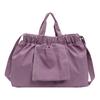 Bolso Bandolera Casual Simple de Nicho Diseño de Banda Elástica Bolso Tote Portátil Gran Capacidad Bolso de Hombro Dopamina para Mujer
