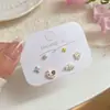 Gato e Peixinho ~ Brincos Infantis e Fofos de Peixinho para Mulheres, Brincos Doces de Design Exclusivo, Novo Estilo Floresta Ins