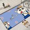 Crayón Pequeño Nuevo Hogar Dormitorio Baño Absorbente Fácil de Cuidar Baño Secado Rápido Tapete de Piso Puerta Inodoro Tapete para Pies Tapete de Piso