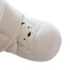 Inverno Novo Urso Fofo Sapatos de Algodão Mais Veludo Quente Sola Macia Sapatos para Bebê Criança Atacado em Estoque