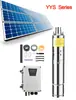 Serie de Bombas Sumergibles de Acero Inoxidable Transfronterizas 110V/220V Solar AC/DC Bomba de Agua Profunda de Alto Levantamiento