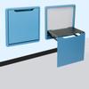 Taburete Invisible para Calzarse los Zapatos Montado en la Pared Entrada del Hogar Taburete Plegable de Entrada Taburete para Cambiarse los Zapatos Colgante de Pared