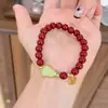 Nuevo Pulsera de Estilo Chino [Bendición de la Fortuna Roja], Buena Suerte y Prosperidad, Regalo para Amigos y Estudiantes