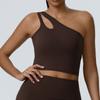 Ropa Interior Europea y Americana sin Mangas para Usar por Dentro y por Fuera Camisola Deportiva Sexy para Fitness Sujetador Deportivo Transfronterizo