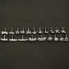 Moda Estilosa, Elegante de Alta Qualidade, Piercings de Orelha (Osso), Parafusos Dupla Face, Mini Brincos, Brincos de Piercing Corporal com Zircônia para Mulheres