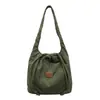 Bolsa tote de veludo para o dia a dia, bolsa de mão retrô feminina casual e versátil de cor sólida, bolsa de ombro com múltiplos bolsos, bolsa transversal para mulheres