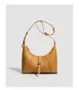 Bolso de mano tipo baguette nuevo de alta gama, gran capacidad, ligero y lujoso, bolso de hombro cruzado retro para mujer