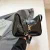 Bolso de Hombro de Moda Texturizado Chic Modelo Nuevo 2025, Bolso de Axila de Color Sólido Vintage Francés de Nicho para Mujer