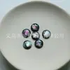 Parche redondo de resina con forma de ojo de gato, corazón oscuro, accesorios para pendientes, tocados y botones, venta al por mayor