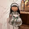 Boneca Espanhola de Batata Mia 24cm Boneca 30cm Menina Feita à Mão DIY Waldorf com Roupas Trocáveis
