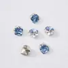 Pedrería sin base de Cristal K9, Pedrería Cuadrada con forma de Huevo de Paloma para Uñas, Accesorios para Uñas, Bolas de Pedrería para Uñas, Anillos Plateados