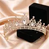 Corona de Novia Transfronteriza Europea y Americana Pasador de Boda al por Mayor Corona de Tocados de Novia Diadema de Cumpleaños para Niñas Accesorios para el Cabello