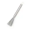 Escova de panela de aço inoxidável cozinha especial cabo longo escova de panela artefato escova de panela escova de panela escova de panela escova de limpeza de arame escova de panela