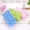 Esponja para frotar, artefacto para bebé, baño de bebé, dibujos animados, baño de doble cara, cepillo de baño de algodón para bebé, frotamiento de barro, toalla para frotar