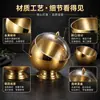 Juego de Recipientes para Condimentos de Acero Inoxidable Estilo Coreano, Acabado Cepillado Dorado, para Uso Doméstico y Comercial, Contenedor de Condimentos para Restaurante de Hot Pot, Venta al por Mayor Personalizada