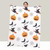 Manta de terciopelo de calabaza y fantasma de Halloween transfronteriza, manta de franela, manta de sofá, manta con impresión digital HD, venta al por mayor