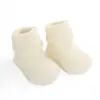 Calcetines para Bebé Recién Nacido Estilo Terry Otoño e Invierno Calcetines de Interior Antideslizantes Calcetines de Plástico con Puntos para el Suelo Calcetines Lisos Fabricante Venta al por Mayor