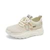 Zapatos de Verano para Mujer 2025 Nuevos Zapatos de Malla Hueca Transpirable Zapatos Deportivos Versátiles de Estilo Coreano para Mujer Zapatos Casuales de Papá