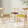 Silla de Comedor Hogar Nórdico Taburete con Respaldo Red Neta Restaurante Cafetería Silla de Esquina Sencilla Casual Taburete de Escritorio Respaldo