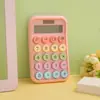 Calculadora Transfronteriza con Doble Fuente de Alimentación, Color Degradado, Alto Atractivo Estético, Calculadora Estilo Diosa, Calculadora de 12 Dígitos para Estudiantes Universitarios