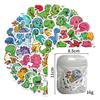Stickers Transfronterizos Mayoreo 50 Tamaño Pequeño Vaso de Agua Lonchera Decoración Papelería Recompensa Estudiantil Pequeño Regalo Stickers de Dinosaurios