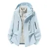 Chaqueta de Montañismo a Prueba de Viento e Impermeable para Pareja con Relleno Desmontable (Forro polar) Forro, Tres en Uno 0.05kg Juego de Piezas