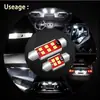 Iluminación Automotriz Luz de Lectura de Doble Punta Alto Brillo Corriente Constante Decodificación 12V24V Universal LED Luz de Techo para Matrícula Interior de Coche