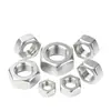 Acero Inoxidable 304 Tuerca Hexagonal de Rosca Fina Británica Tuerca de Tornillo Estándar Británico Tuerca Hexagonal Americana de Rosca Gruesa