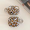 Adecuado para 2024 Apple AirPods4 Estuche Protector Estuche para Auriculares de Silicona de Alta Calidad Estampado de Leopardo de Personalidad IMD Venta al por Mayor