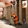 Colgante de Peluche de Mono Creativo Transfronterizo Gorila Celebridad de Internet Llavero Muñeco de Brazos Largos Acrílico