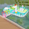 (Personalizado) Novo Castelo Inflável Aquático para Exterior, Novo Brinquedo Aquático para Crianças, Escorregador Inflável