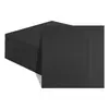 Exquisitas Servilletas Negras Estampadas en Relieve 33cm Doble Capa Hechas de Pulpa de Madera Virgen Servilletas de Papel Comerciales de Alta Gama para Hoteles y Catering