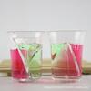 Directo de fábrica PS Compartimento Taza 60ml Plástico Vaso para licores Pato mandarín doble color Taza de cóctel