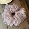 Scrunchie de Tela Estilo Coreano para Mulheres, Prendedor de Cabelo de Alta Qualidade, Elástico Especial para Coques, Acessório de Cabelo com Alta Elasticidade