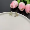 Brincos de Laço Suaves e Doces Estilo Barroco Nicho Cravejados com Diamantes Super Brilhantes Elegantes da Moda Versáteis Brincos de Luxo Leve