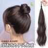 Cabeça de bola autovoltante mecha de cabelo de peruca simulação de cabelo anel de peruca flor suporte coque de cabelo coque baixo gravata baixa peruca fofa bolsa de peruca