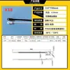 Abraçadeiras de Cabo para Carro Material Nylon Pa66 Várias Especificações Abraçadeiras de Cabo Tipo Cabeça de Avião Abraçadeiras de Cabo para Chicote Abraçadeiras de Cabo Autotravantes com Dente Reversível