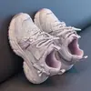 Zapatos de Princesa para Niñas Perla Versión Coreana Nuevas Zapatillas para Niños Tela Zapatos de Papá para Niñas 2026 Otoño Bonitos y Versátiles