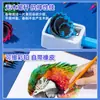 Lápiz de color borrable Deli 7073 24 goma de borrar con cabeza de cinta sin madera para pintar para estudiantes niños pintado a mano