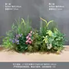 Novo Arranjo Grande de Chão para Casamento Banquete de Noivado Flor Artificial de Seda Acabado Arranjo Floral Decorativo Corredor Arte Floral para Casamento