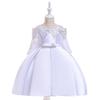 Saia de vestido de menina com saia deslizante de renda forjada de pano de princesa saia ins Menina Host Vestido Traje Infantil