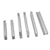 Manija de Tirador Recta Simple Moderna Espacio de Cajón Aluminio Una Palabra Manija de Tirador Perfil de Aluminio Estilo Americano Manija Mate Armario Gabinete