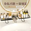 Prateleira de torneira vertical, uma solução de armazenamento minimalista e elegante para acessórios de banheiro, produtos de higiene pessoal e produtos de skincare