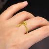 Anillo de Cola de Dragón de Moda para Mujer, Anillo Abierto Nuevo Moderno y Único, Anillo Creativo de Dedo Índice Estilo Étnico
