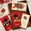 Tarjetas Personalizadas de Feliz Año Nuevo para el Año del Caballo, Diseño e Impresión de Tarjetas para el Éxito Inmediato y la Prosperidad, y Tarjetas de Regalo Decorativas