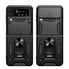 Adecuado para Samsung z flip4 army shunjia ventana deslizante lente carcasa de teléfono móvil z fol4 carcasa de teléfono móvil nueva pantalla plegable