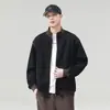 Chaqueta patchwork de cuello alto para hombre, nuevo cárdigan de primavera y otoño, sudadera con cremallera, chaqueta casual de moda, top deportivo